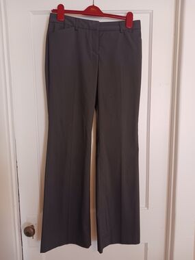 Express Editor Pinstripe Dress Pants - Charcoal Black